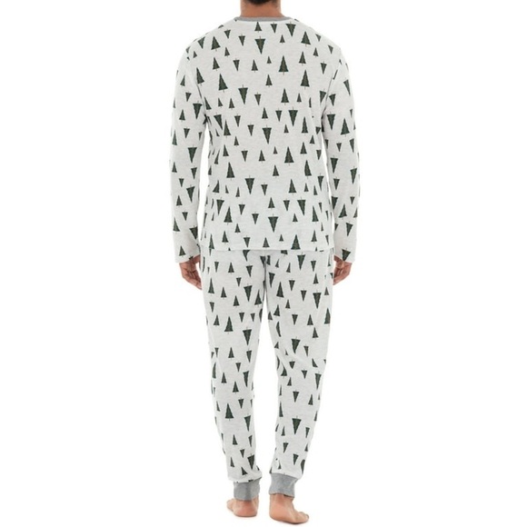 George Men's Holiday 🎄Thermal 2 Piece Pajama Set | Size L | Festive Waffle Knit - Picture 11 of 12